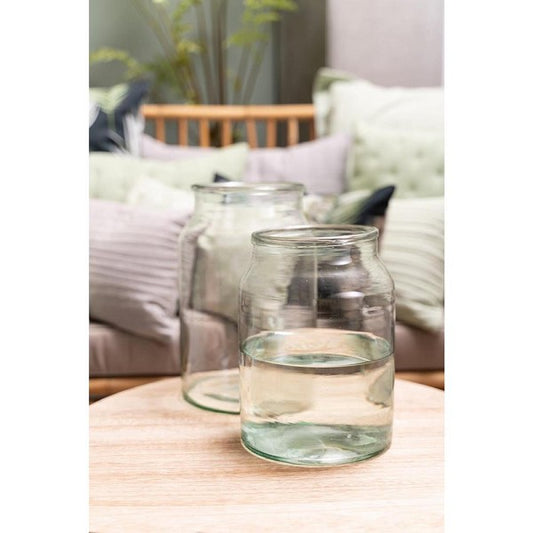 Vaas gerecycled glas Milky